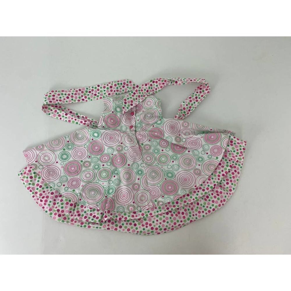 Polly & Freinds Dress Pink Green Spring Summer - Size 24 Months - Picture 7 of 7